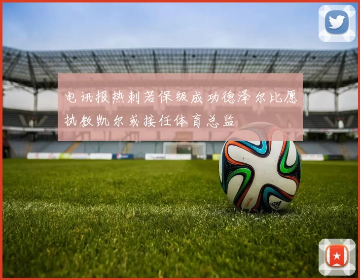 电讯报热刺若保级成功德泽尔比愿执教凯尔或接任体育总监